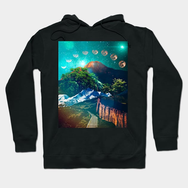 Dreamy View Hoodie by Yokipon Art